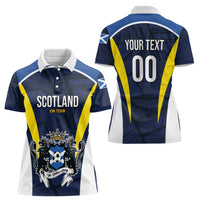 Custom Football Scotland On Tour 2026 Women Polo Shirt Tartan Scottish Army Be Coming - Wonder Print Shop