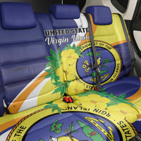United States Virgin Islands Back Car Seat Cover United in Pride and Hope