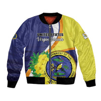 Personalized United States Virgin Islands Bomber Jacket United in Pride and Hope