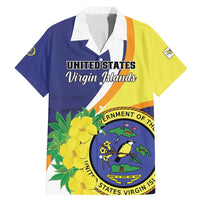 Personalized United States Virgin Islands Family Matching Mermaid Dress and Hawaiian Shirt United in Pride and Hope