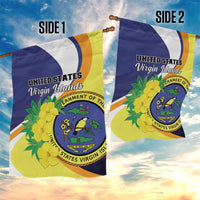 United States Virgin Islands Garden Flag United in Pride and Hope