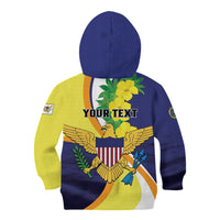 Personalized United States Virgin Islands Kid Hoodie United in Pride and Hope