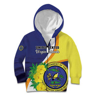 Personalized United States Virgin Islands Kid Hoodie United in Pride and Hope