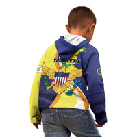 Personalized United States Virgin Islands Kid Hoodie United in Pride and Hope