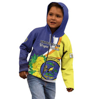 Personalized United States Virgin Islands Kid Hoodie United in Pride and Hope