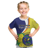 Personalized United States Virgin Islands Kid T Shirt United in Pride and Hope
