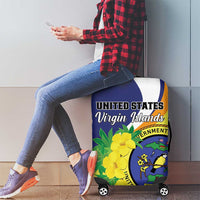 United States Virgin Islands Luggage Cover United in Pride and Hope
