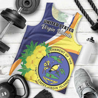 Personalized United States Virgin Islands Men Tank Top United in Pride and Hope