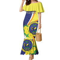 Personalized United States Virgin Islands Mermaid Dress United in Pride and Hope