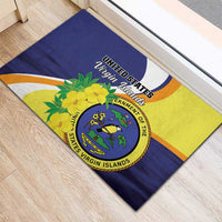 United States Virgin Islands Rubber Doormat United in Pride and Hope