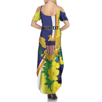 Personalized United States Virgin Islands Summer Maxi Dress United in Pride and Hope