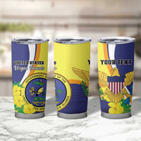 Personalized United States Virgin Islands Tumbler Cup United in Pride and Hope
