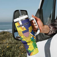 Personalized United States Virgin Islands Tumbler With Handle United in Pride and Hope