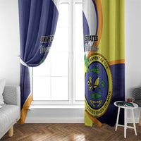 United States Virgin Islands Window Curtain United in Pride and Hope - Wonder Print Shop