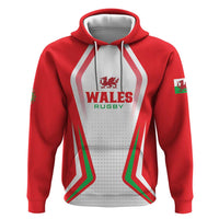 Custom Welsh Rugby Hoodie Wales Red Dragon Champions