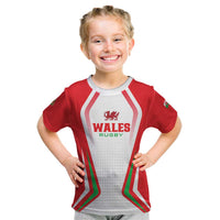 Custom Welsh Rugby Kid T Shirt Wales Red Dragon Champions