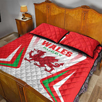Welsh Rugby Quilt Bed Set Wales Red Dragon Champions