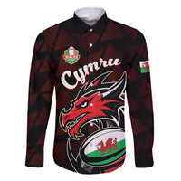 Custom Wales Rugby Family Matching Tank Maxi Dress and Hawaiian Shirt Cymru Y Ddraig Goch