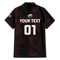 Custom Wales Rugby Hawaiian Shirt Cymru Y Ddraig Goch