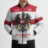 Custom Hockey 2026 Austria Bomber Puffer Jacket Osterreich Die Adler