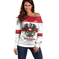 Custom Hockey 2026 Austria Off Shoulder Sweater Osterreich Die Adler