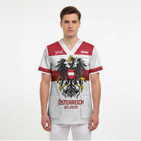 Custom Hockey 2026 Austria Scrub Top Osterreich Die Adler