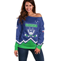 Custom Hockey 2026 Slovenia Off Shoulder Sweater Go Champions Risi