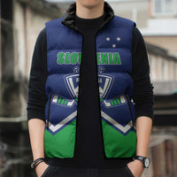 Custom Hockey 2026 Slovenia Sleeveless Puffer Jacket Go Champions Risi