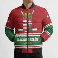 Custom Hockey 2026 Hungary Bomber Puffer Jacket Magyars Go Champions