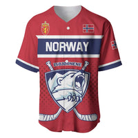 Custom Hockey 2026 Norway Baseball Jersey The Polar Bears Norge Come On
