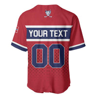 Custom Hockey 2026 Norway Baseball Jersey The Polar Bears Norge Come On