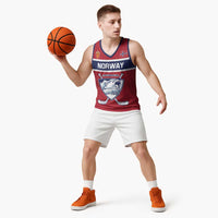 Custom Hockey 2026 Norway Basketball Jersey The Polar Bears Norge Come On