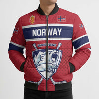 Custom Hockey 2026 Norway Bomber Puffer Jacket The Polar Bears Norge Come On