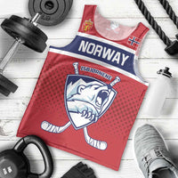 Custom Hockey 2026 Norway Men Tank Top The Polar Bears Norge Come On