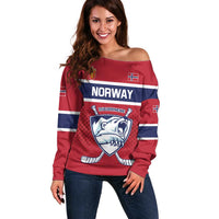Custom Hockey 2026 Norway Off Shoulder Sweater The Polar Bears Norge Come On
