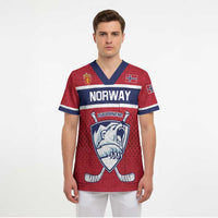 Custom Hockey 2026 Norway Scrub Top The Polar Bears Norge Come On