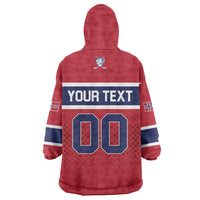 Custom Hockey 2026 Norway Wearable Blanket Hoodie The Polar Bears Norge Come On
