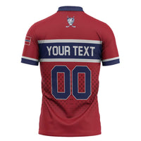 Custom Hockey 2026 Norway Zipper Polo Shirt The Polar Bears Norge Come On