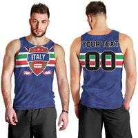Custom Hockey 2026 Italy Men Tank Top Gli Azzurri Go Champions