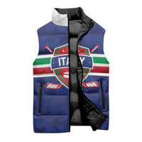 Custom Hockey 2026 Italy Sleeveless Puffer Jacket Gli Azzurri Go Champions