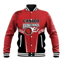 Custom Canada Basketball Baseball Jacket Dream Because I Can