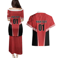 Custom Canada Basketball Couples Matching Puletasi and Hawaiian Shirt Dream Because I Can