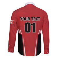 Custom Canada Basketball Family Matching Long Sleeve Bodycon Dress and Hawaiian Shirt Dream Because I Can