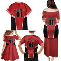 Custom Canada Basketball Family Matching Puletasi and Hawaiian Shirt Dream Because I Can