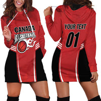 Custom Canada Basketball Hoodie Dress Dream Because I Can