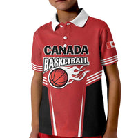 Custom Canada Basketball Kid Polo Shirt Dream Because I Can