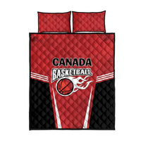 Canada Basketball Quilt Bed Set Dream Because I Can
