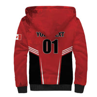 Custom Canada Basketball Sherpa Hoodie Dream Because I Can