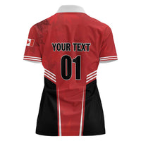 Custom Canada Basketball Women Polo Shirt Dream Because I Can