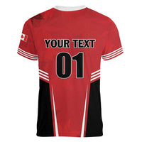 Custom Canada Basketball Women V-Neck T-Shirt Dream Because I Can